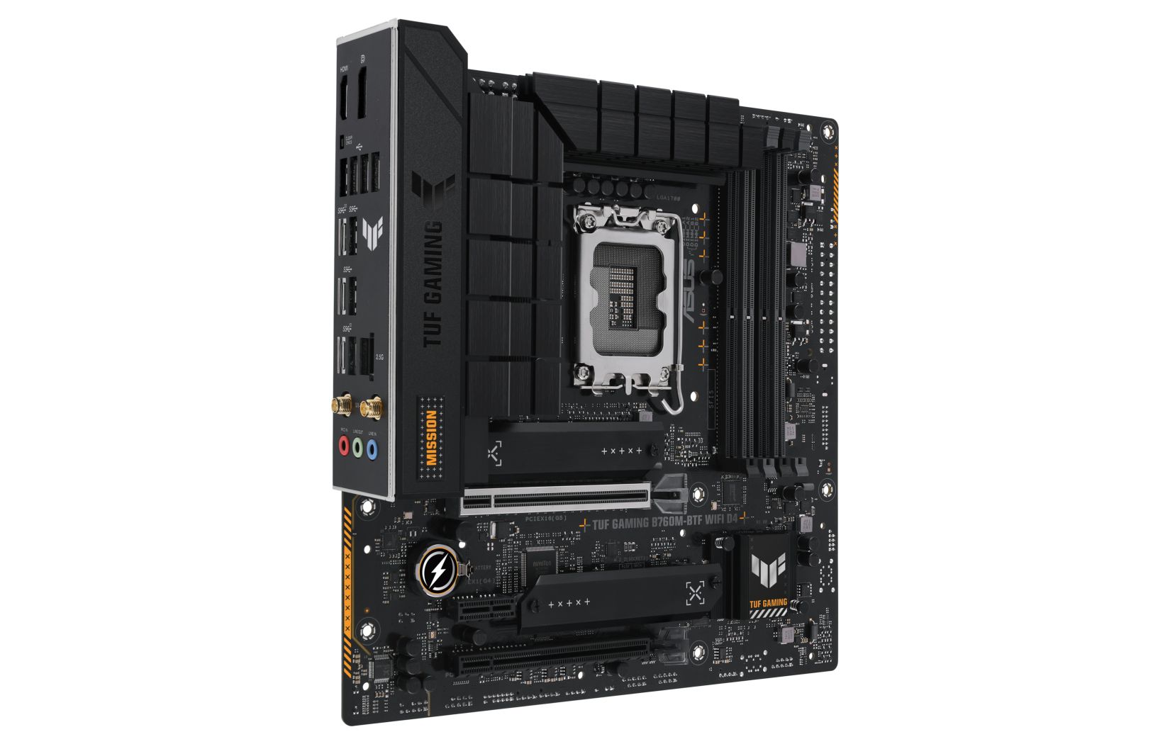 asus tuf b760m btf 2 เอซุสเปิดตัวเมนบอร์ด ASUS B760M TUF Gaming BTF รุ่นใหม่ล่าสุดที่มีช่องเชื่อมต่อที่ด้านหลังบอร์ด