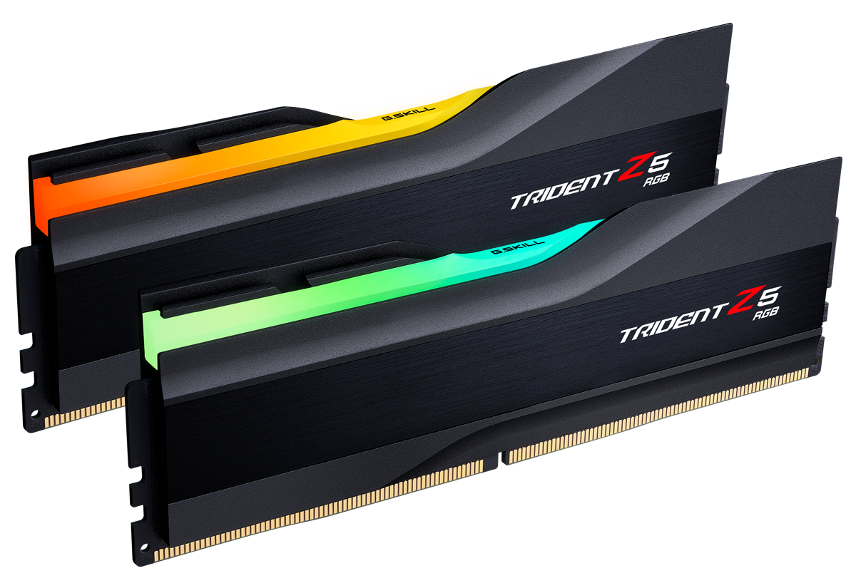01 trident z5 rgb black G.SKILL เปิดตัวแรม Trident Z5 RGB DDR5 8000 CL38 48GB (24GBx2) รุ่นใหม่ล่าสุด