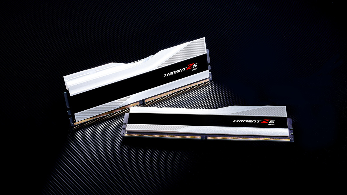 03 trident z5 rgb silver G.SKILL เปิดตัวแรม Trident Z5 RGB DDR5 8000 CL38 48GB (24GBx2) รุ่นใหม่ล่าสุด