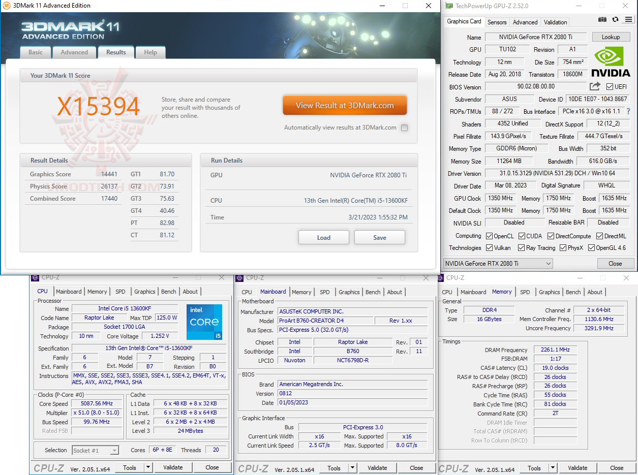 11x ASUS ProArt B760 CREATOR D4 Review