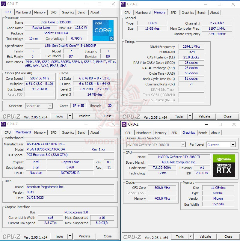 cpuid 4800 ASUS ProArt B760 CREATOR D4 Review