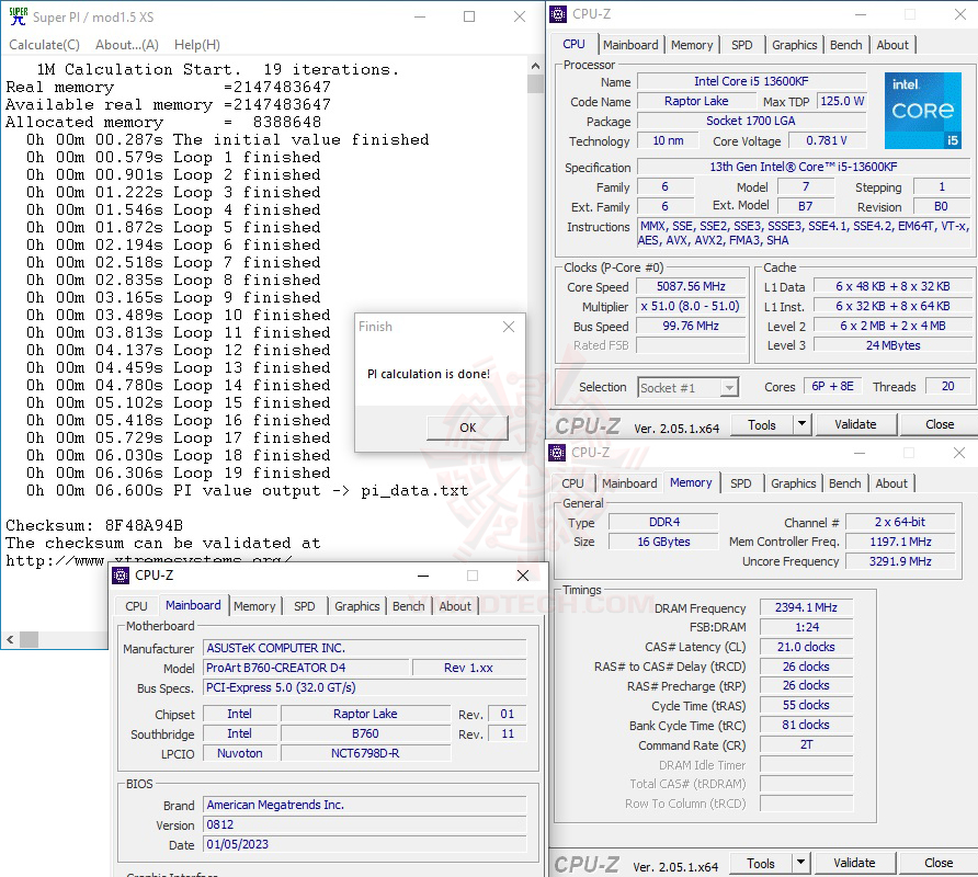 s1 4800 ASUS ProArt B760 CREATOR D4 Review