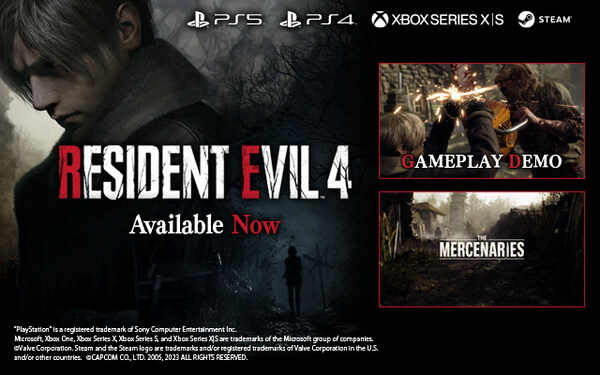resident evil 4 releases today march 24th Resident Evil 4 วางจำหน่าย 24 มีนาคมนี้ พร้อมเปิดให้เล่นตัวเดโมได้ฟรี!