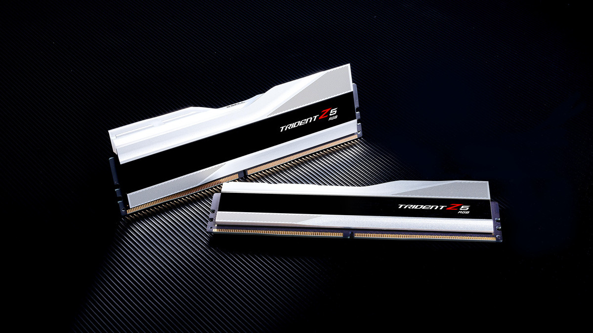 01-trident-z5-rgb-silver 01 trident z5 rgb silver G.SKILL เปิดตัวแรม TridentZ5 DDR5 8200 ในรุ่นความจุ 24GB และ 48GB รุ่นใหม่ล่าสุด