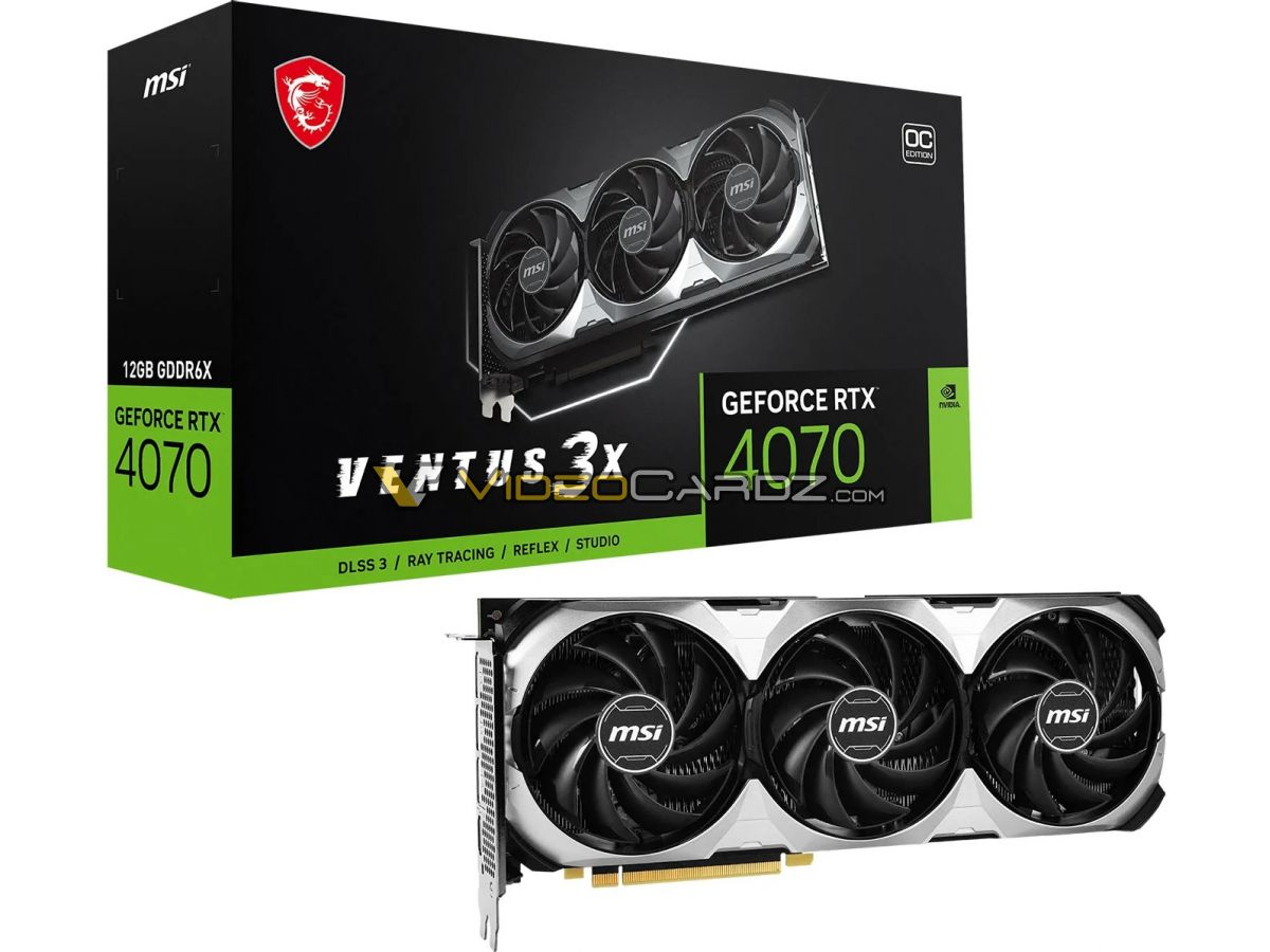 msi-geforce-rtx-4070-12gb-ventus-3x-oc-1 msi geforce rtx 4070 12gb ventus 3x oc 1 หลุดภาพการ์ดจอ MSI GeForce RTX 4070 รุ่นใหม่ล่าสุดมีทั้งรุ่นใช้ไฟเลี้ยงแบบ 16พินและ 8พิน