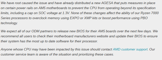 2023-04-27_23-38-21 2023 04 27 23 38 21 เอเอ็มดีประกาศอัพเดทเฟิร์มแวร์ใหม่แก้ปัญหาการเบิร์นเอาท์ซีพียู AMD Ryzen 7000ซีรี่ย์ โดยเฉพาะรุ่นที่มี 3D V Cache