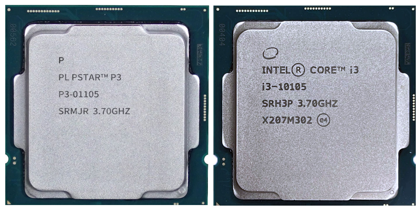 intel-vs-powerstar-cpu intel vs powerstar cpu PowerLeader ประกาศเปิดตัวซีพียูเดสก์ท็อปในรุ่น PowerStar P3 รุ่นใหม่ที่ดูเหมือนกับ Intel Core i3 10105 ของอินเทล