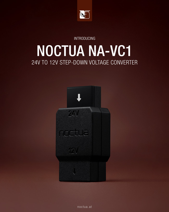 noctua_na_vc1_launch_web noctua na vc1 launch web Noctua เปิดตัวอุปกรณ์แปลงแรงดันไฟฟ้าแบบ step down ในรุ่น NA VC1 24V DC เป็น 12V DC รุ่นใหม่ล่าสุด