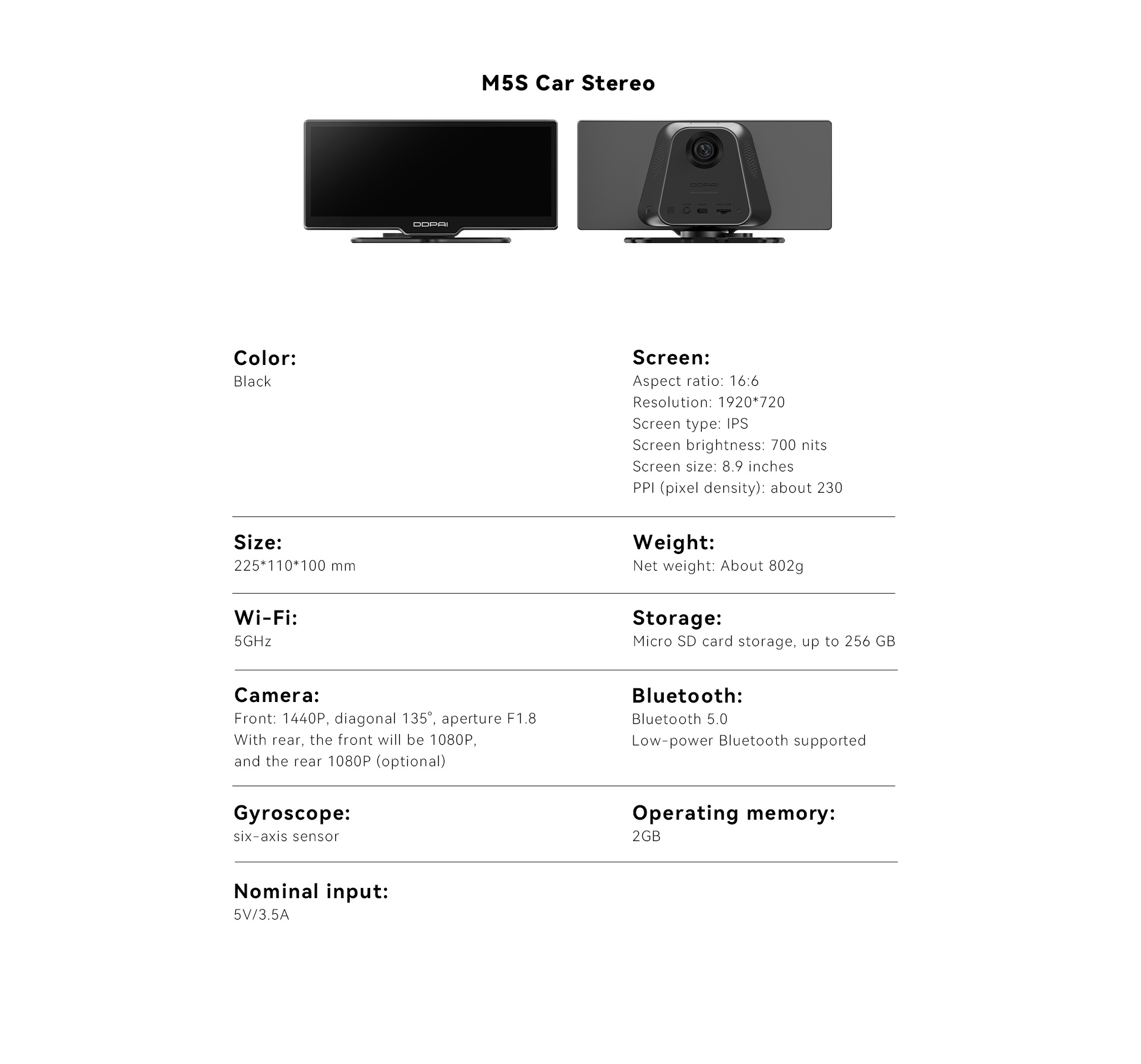 ddpai-m5s_65258 ddpai m5s 65258 DDPAI เปิดตัว M5S Car Stereo รุ่นแรกเปิดประสบการณ์กล้องติดรถยนต์พร้อมความบันเทิงเหนือชั้น