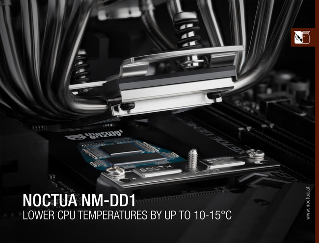 Noctua เปิดตัวชุดคิทเสริม NM-DD1 direct die kit สำหรับซีพียู AMD AM5 แบบ delidded สำหรับสายผ่ากระดองซีพียู Noctua เปิดตัวชุดคิทเสริม NM-DD1 direct die kit สำหรับซีพียู AMD AM5 แบบ delidded สำหรับสายผ่ากระดองซีพียู