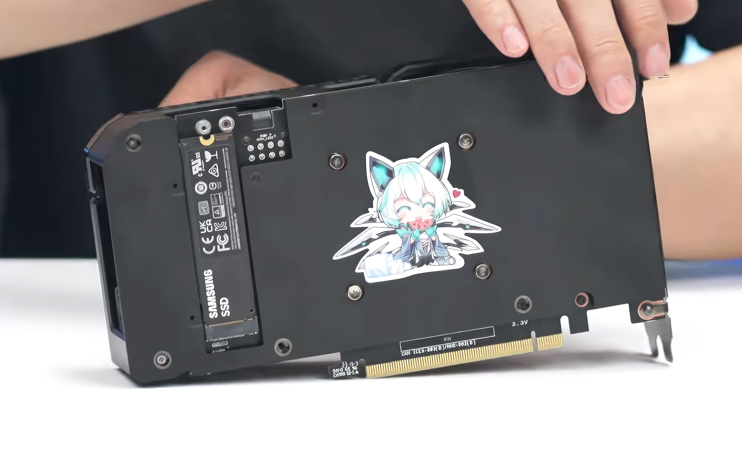 asus-rtx-4060-ti-ssd-2 asus rtx 4060 ti ssd 2 ASUS โชว์กราฟิกการ์ด ASUS RTX 4060 Ti DUAL มาพร้อมสล็อต M.2 SSD