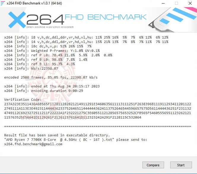 x264 1 ASUS TUF GAMING A620M PLUS REVIEW