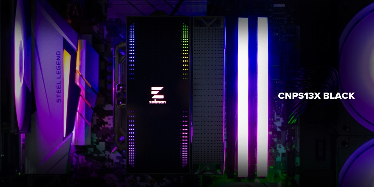 2 2 ascenti เปิดตัว CPU Cooling รุ่นใหม่ล่าสุด Zalman CNPS13X Black เย็น เงียบ ไฟสวย ราคาโดน !!
