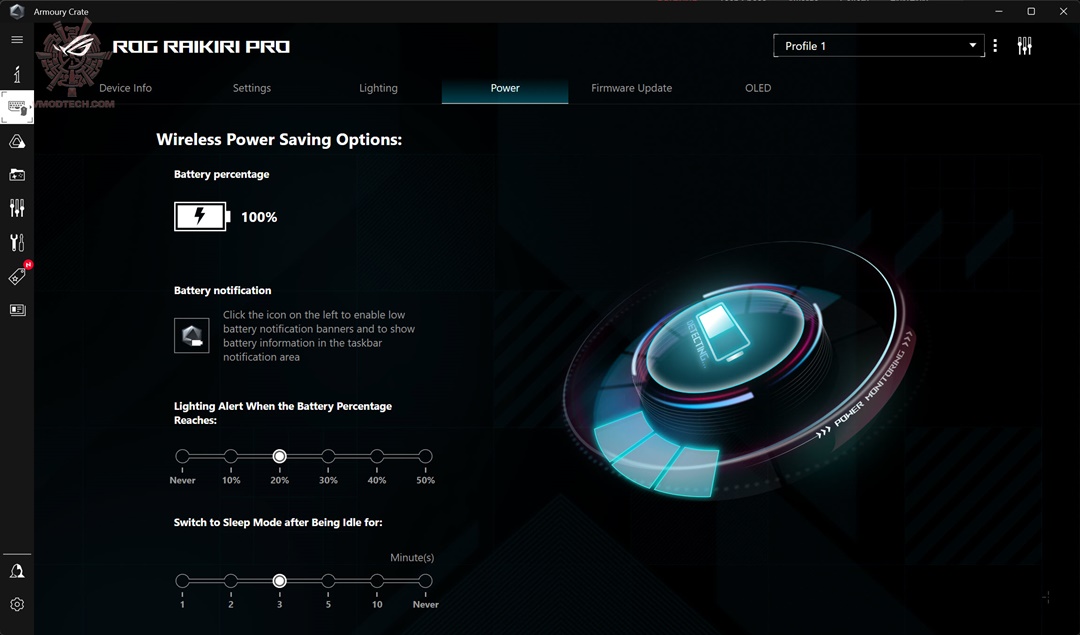 g ROG Raikiri Pro เกมส์มิ่งเมาส์แพดไร้สายสามโหมด Review