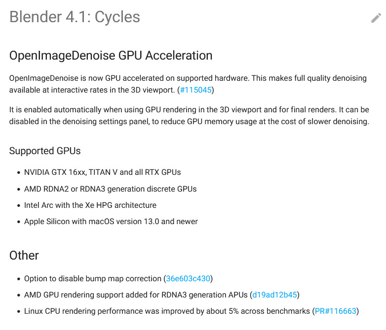 2024 02 09 10 47 26 Blender 4.1 เวอร์ชั่นเบต้ารองรับการ์ดจอ AMD RDNA3 iGPU ในซีพียู APU รุ่นใหม่ 
