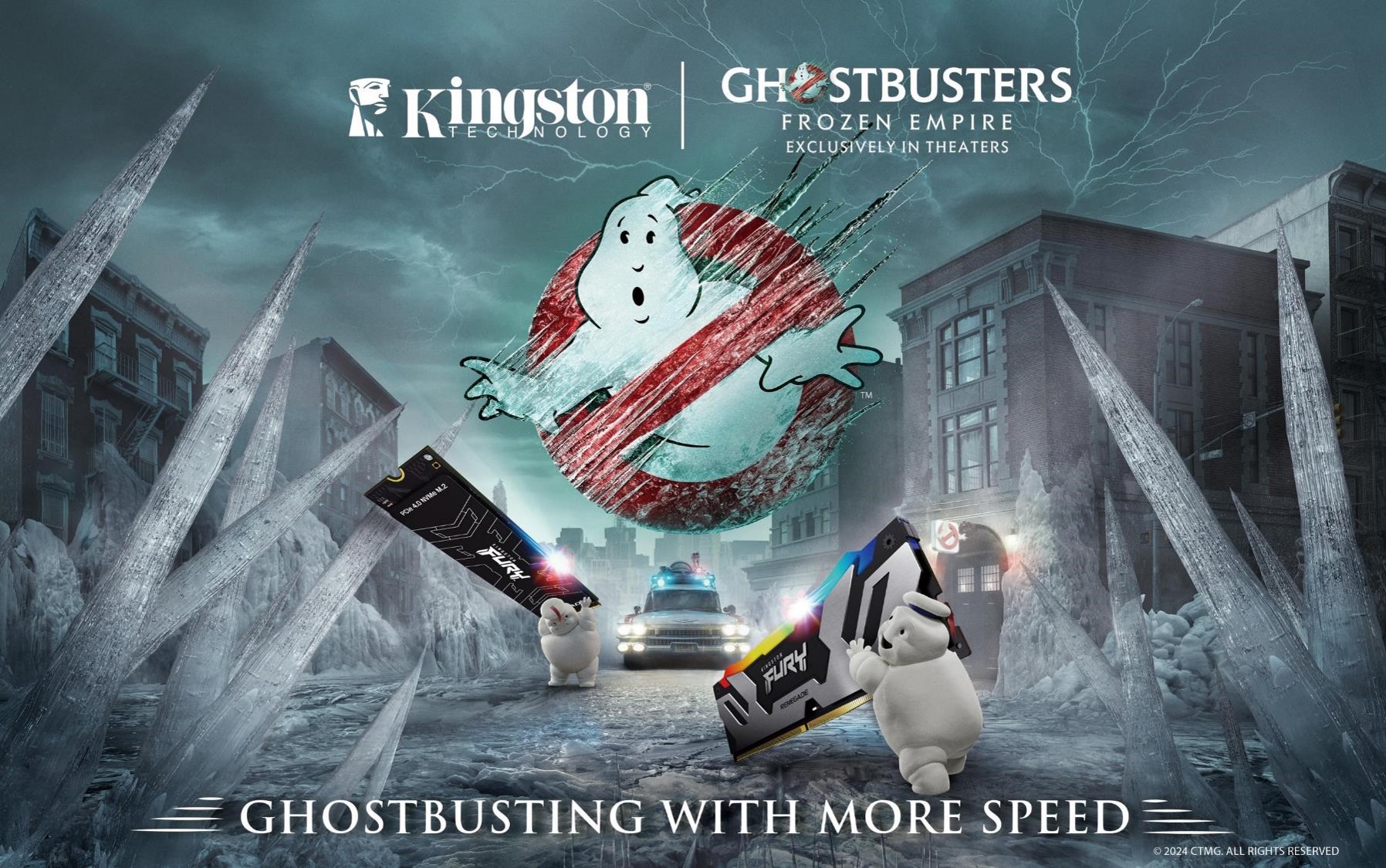 Kingston Technology ร่วมมือกับภาพยนตร์เรื่องใหม่ล่าสุด ‘โกสต์บัสเตอร์ส: มหันตภัยเมืองเยือกแข็ง’ โอกาสของคุณมาถึงแล้วในการลุ้นรับของรางวัลสุดพิเศษ ตั๋วชมภาพยนตร์ และอื่นๆ อีกมากมาย!