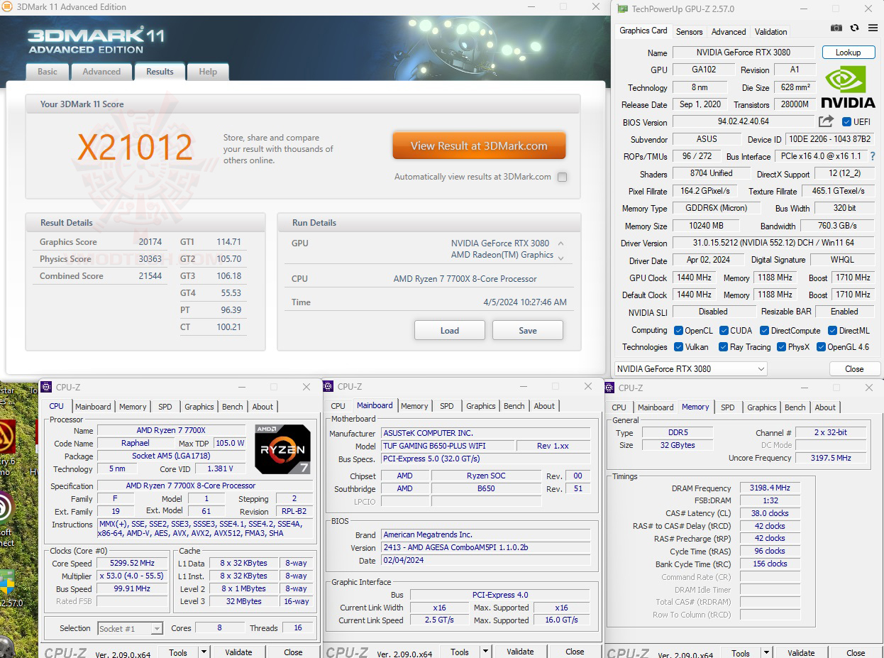 11x ASUS TUF GAMING B650 PLUS WIFI REVIEW