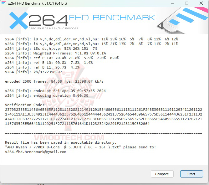 x264 1 ASUS TUF GAMING B650 PLUS WIFI REVIEW