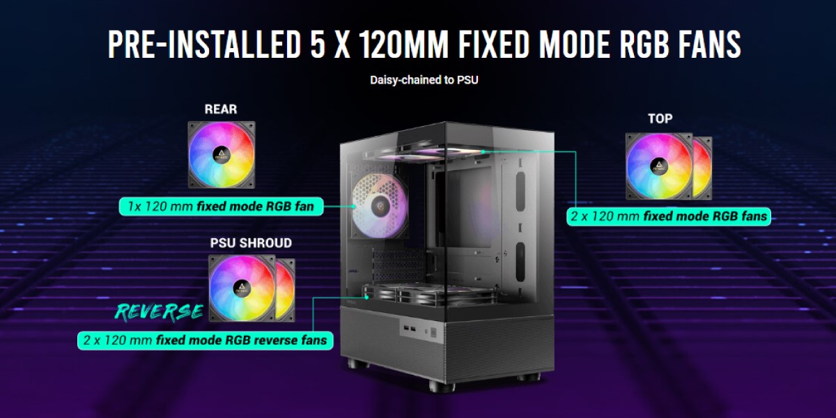 4 ascenti เปิดตัวเคส ANTEC CX200M RGB ELITE เคสตู้ปลา ราคาสุดคุ้ม !!