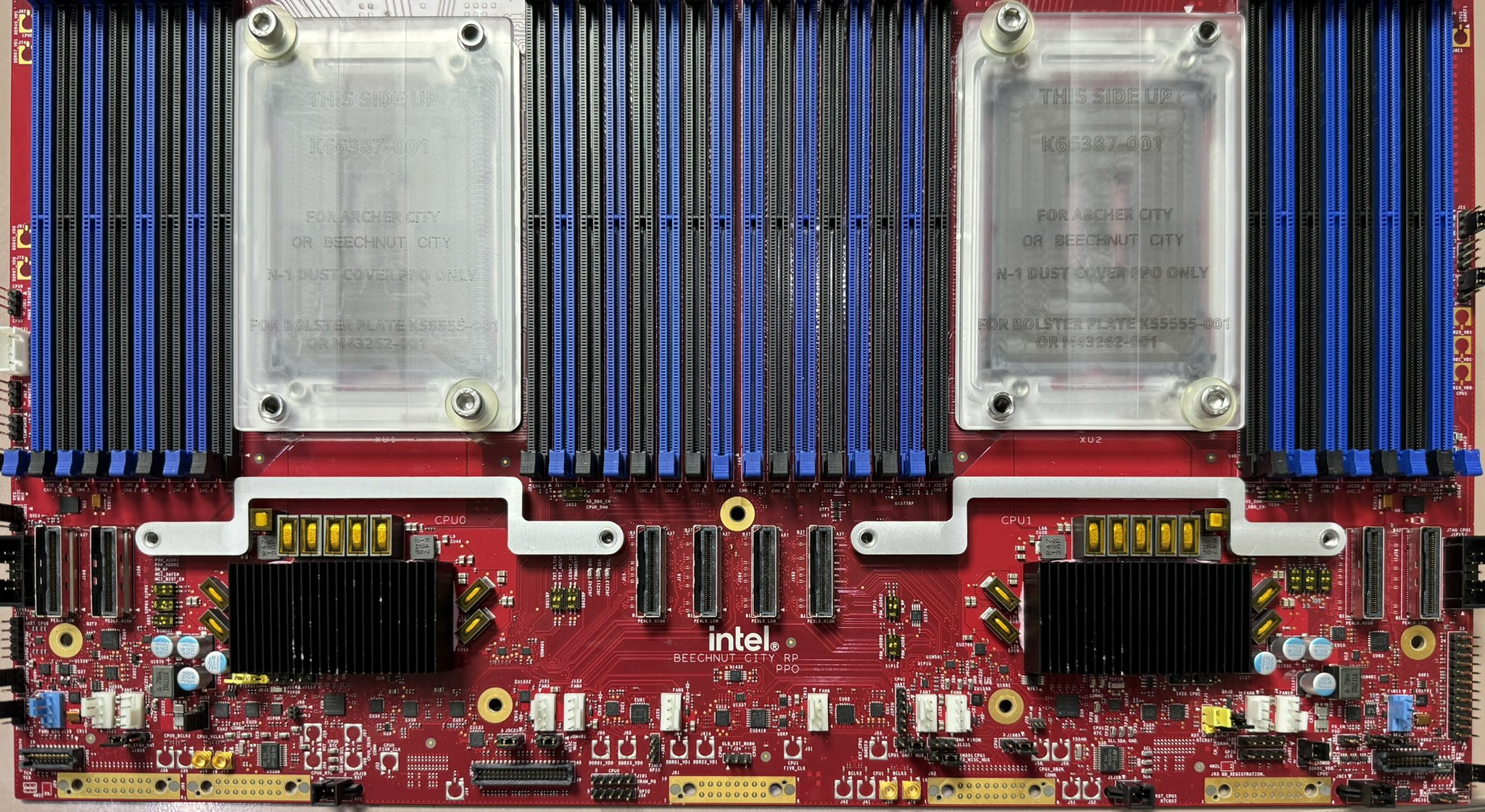 gllznvrbkaarmd7 หลุดภาพเมนบอร์ด Intel “Beechnut City” รุ่นใหม่ที่ออกมาสำหรับซีพียู Intel Xeon 6 “Granite Rapids” และ “Sierra Forest”