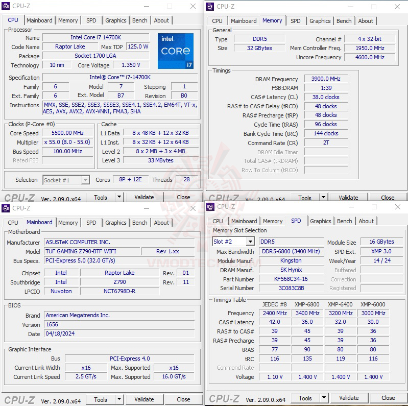 cpuid-7800 cpuid 7800 KINGSTON FURY BEAST RGB DDR5 6800 32GB (16GBX2) REVIEW