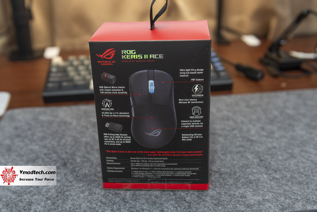tpp_3606 tpp 3606 ASUS ROG KERIS II ACE Ultralight Ergonomic Gaming Mouse Review