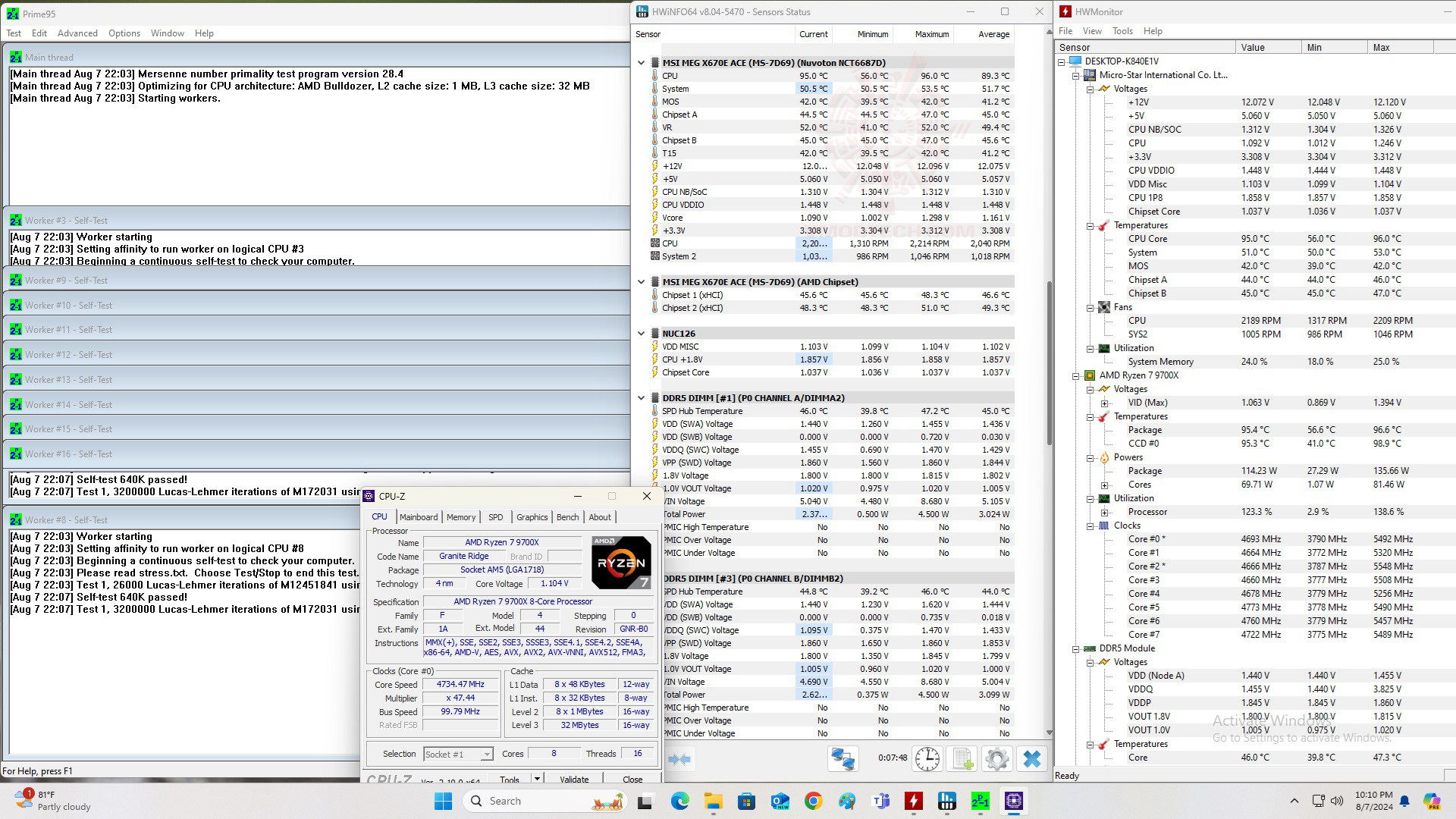 p95 p95 ASUS ROG STRIX 1000W GOLD AURA EDITION REVIEW
