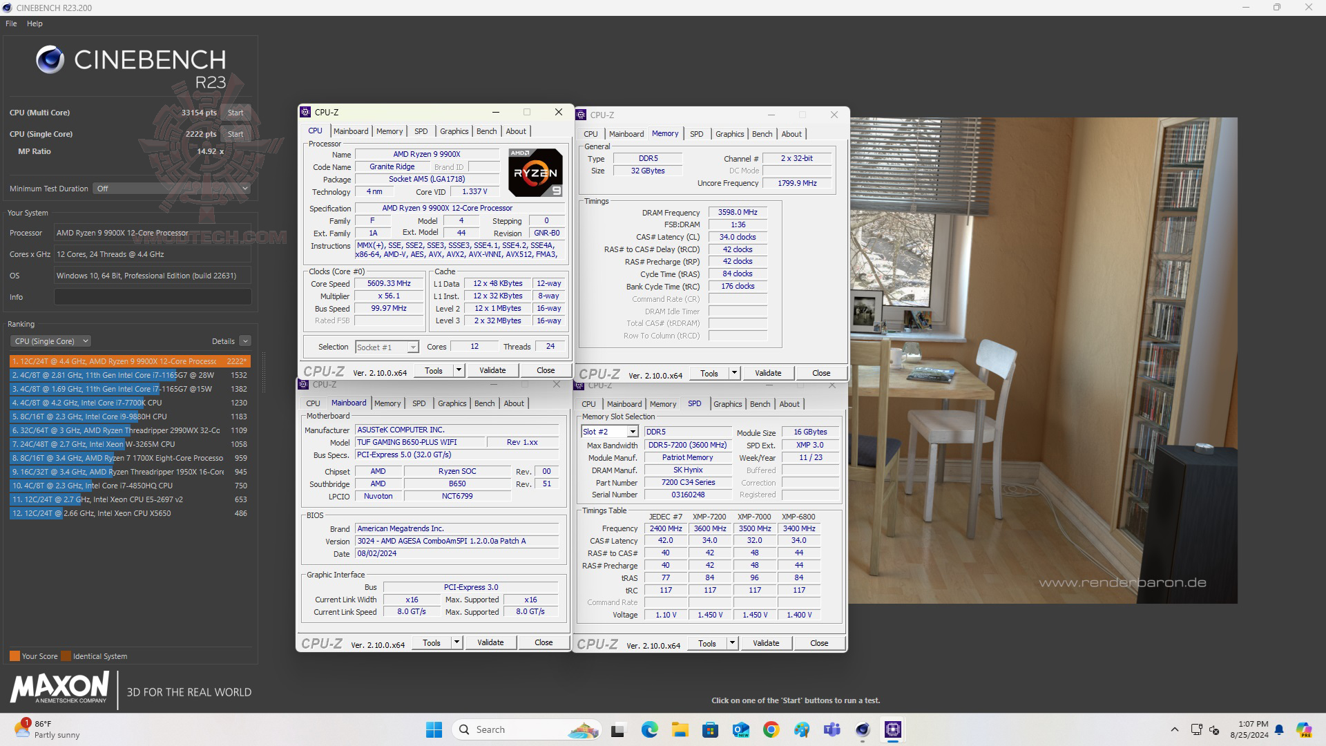 c231 c231 AMD RYZEN 9 9900X Test With AMD B650 Chipset Review