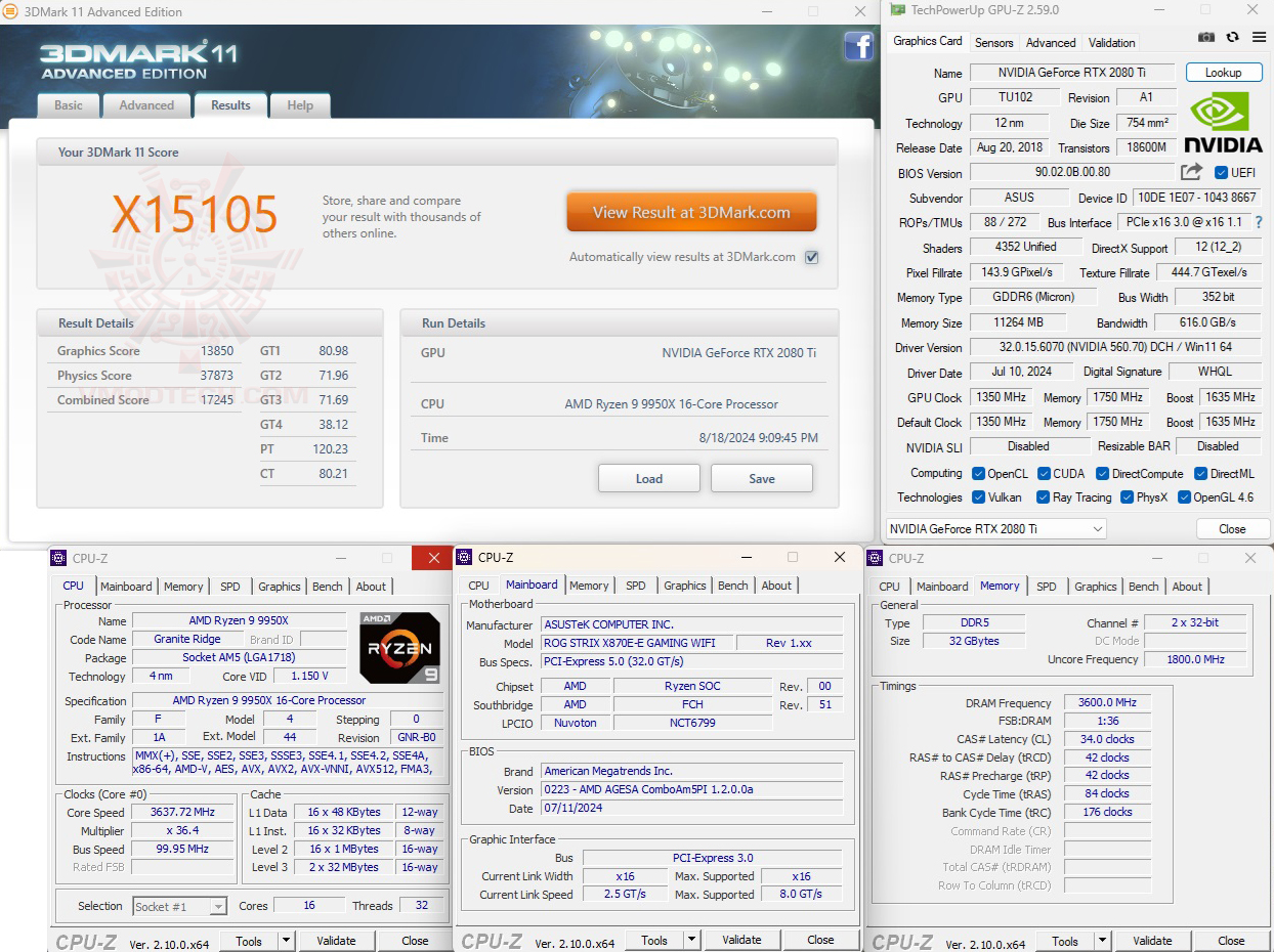 11x ASUS ROG Strix X870E E Gaming WiFi Review