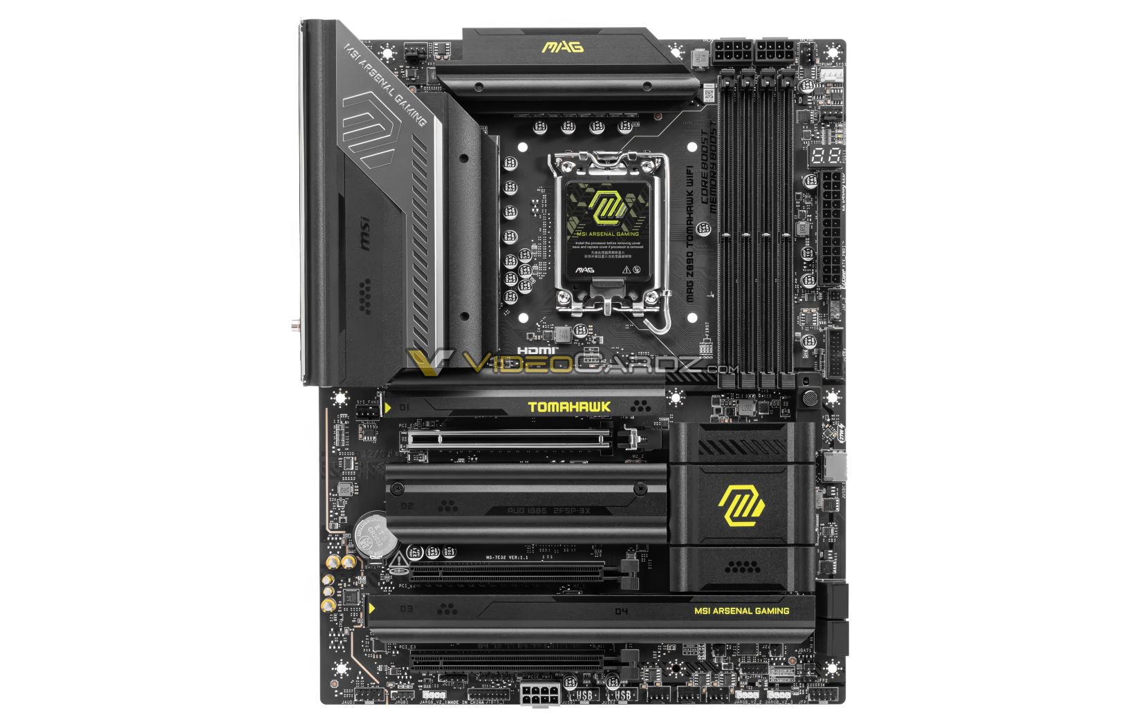 msi-mag-z890-tomahawk-2 msi mag z890 tomahawk 2 หลุดภาพเมนบอร์ด MSI Z890 รุ่นใหม่ก่อนเปิดตัวอย่างเป็นทางการ