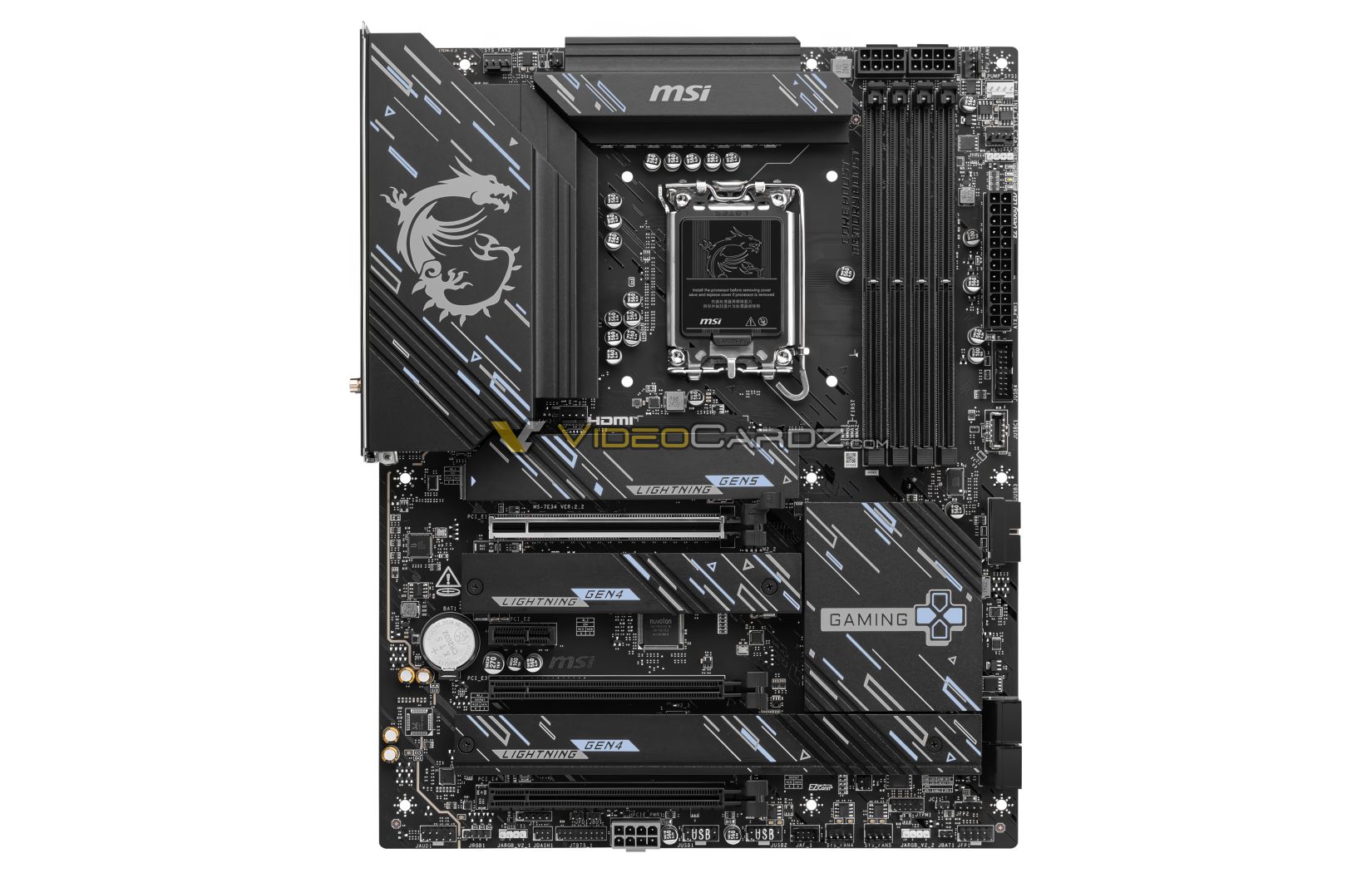 msi-z890-5 msi z890 5 หลุดภาพเมนบอร์ด MSI Z890 รุ่นใหม่ก่อนเปิดตัวอย่างเป็นทางการ