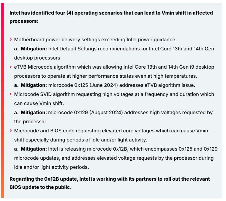 2024-10-05_21-24-31 2024 10 05 21 24 31 อินเทลเผยได้อัพเดทไบออส 0x12B เพื่อแก้ไขปัญหาซีพียูไม่เสถียรของรุ่น Intel 13th Gen และ 14th Gen เป็นการบรรเทาขั้นสุดท้ายให้แก้ลูกค้าผู้ใช้งาน