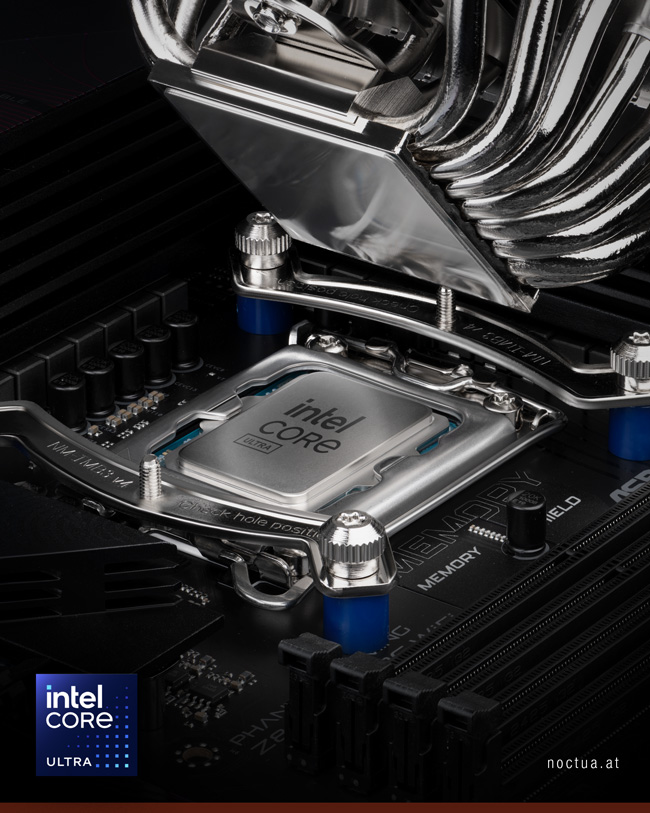 intel_lga1851_web intel lga1851 web Noctua ยืนยันบรรดาฮีทซิงค์รุ่นเก่าสามารถใช้งานกับซ็อกเก็ต Intel LGA1851 รุ่นใหม่ล่าสุดได้และได้ประกาศการอัพเกรดฟรีสำหรับฮีทซิงค์รุ่นเก่าให้ลูกค้า