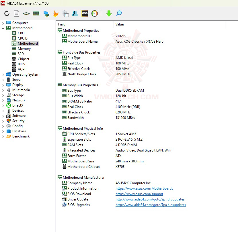 mb ASUS ROG CROSSHAIR X870E HERO REVIEW 