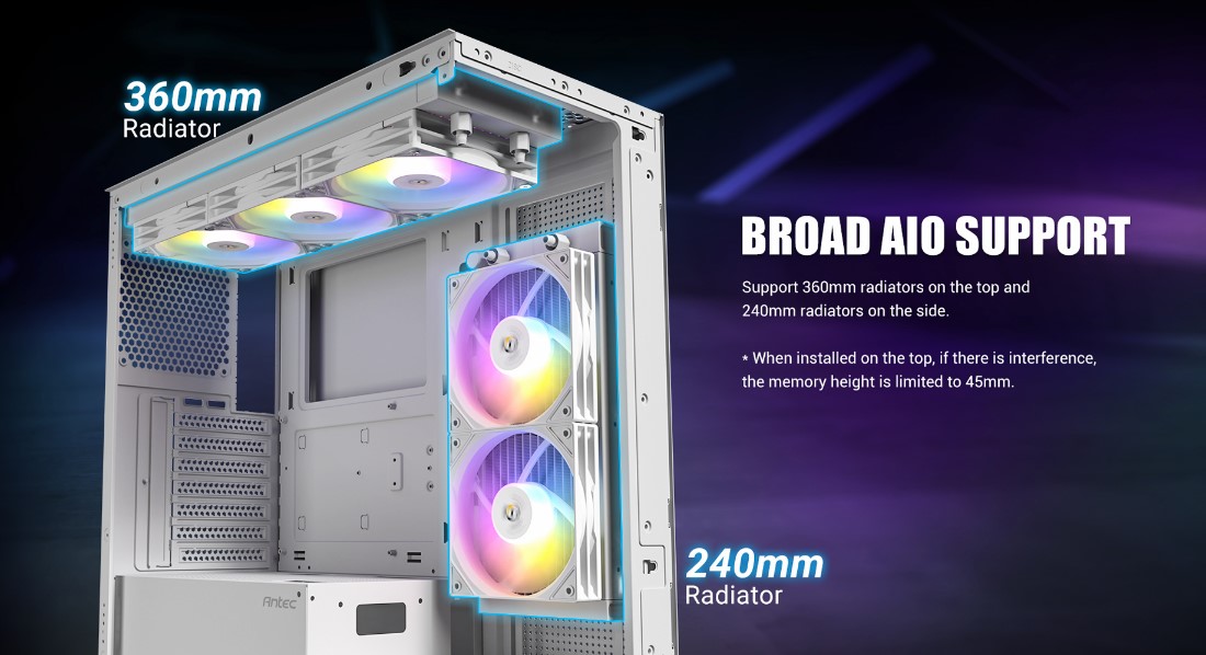 3 3 Ascenti พร้อมเสิร์ฟ Antec CX300 RGB ELITE เคสพาโนรามิค 4 พัดลม ราคา 1,590 บาท ความคุ้มค่าที่ทุกคนต้องตะลึง !!