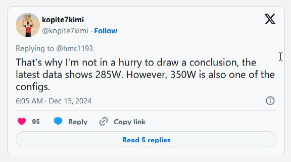 2024 12 16 7 30 56 ลือ!! สเปก NVIDIA GeForce RTX 5070 Ti รุ่นใหม่ใช้แรม 16 GB GDDR7 ชิป GB203 300 กินไฟประมาณ 350W TBP