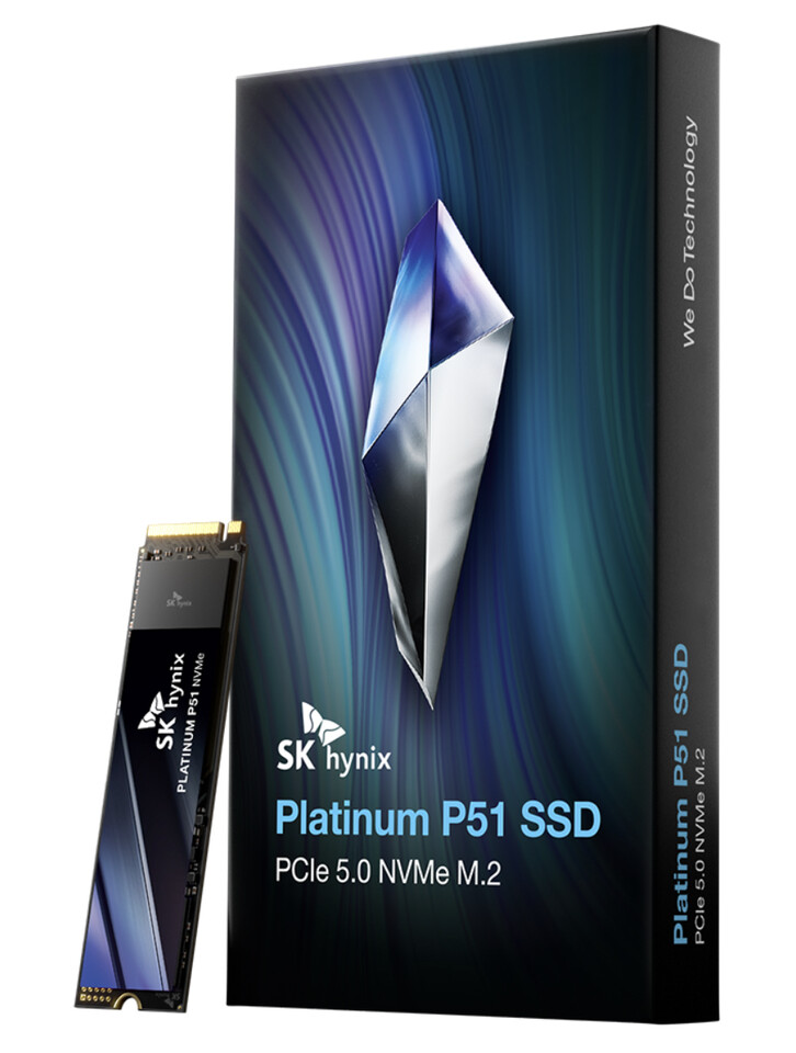i5omec4shzvsi3ah SK hynix เปิดตัว SK hynix Platinum P51 รุ่นใหม่ล่าสุดรองรับ PCIe 5.0 ความเร็วการอ่าน 14.7 GB/s พร้อมเปิดตัวในเกาหลีใต้