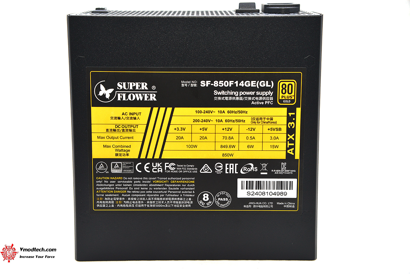 dsc 8665 SuperFlower Leadex III Gold 850W ATX3.1 Review 