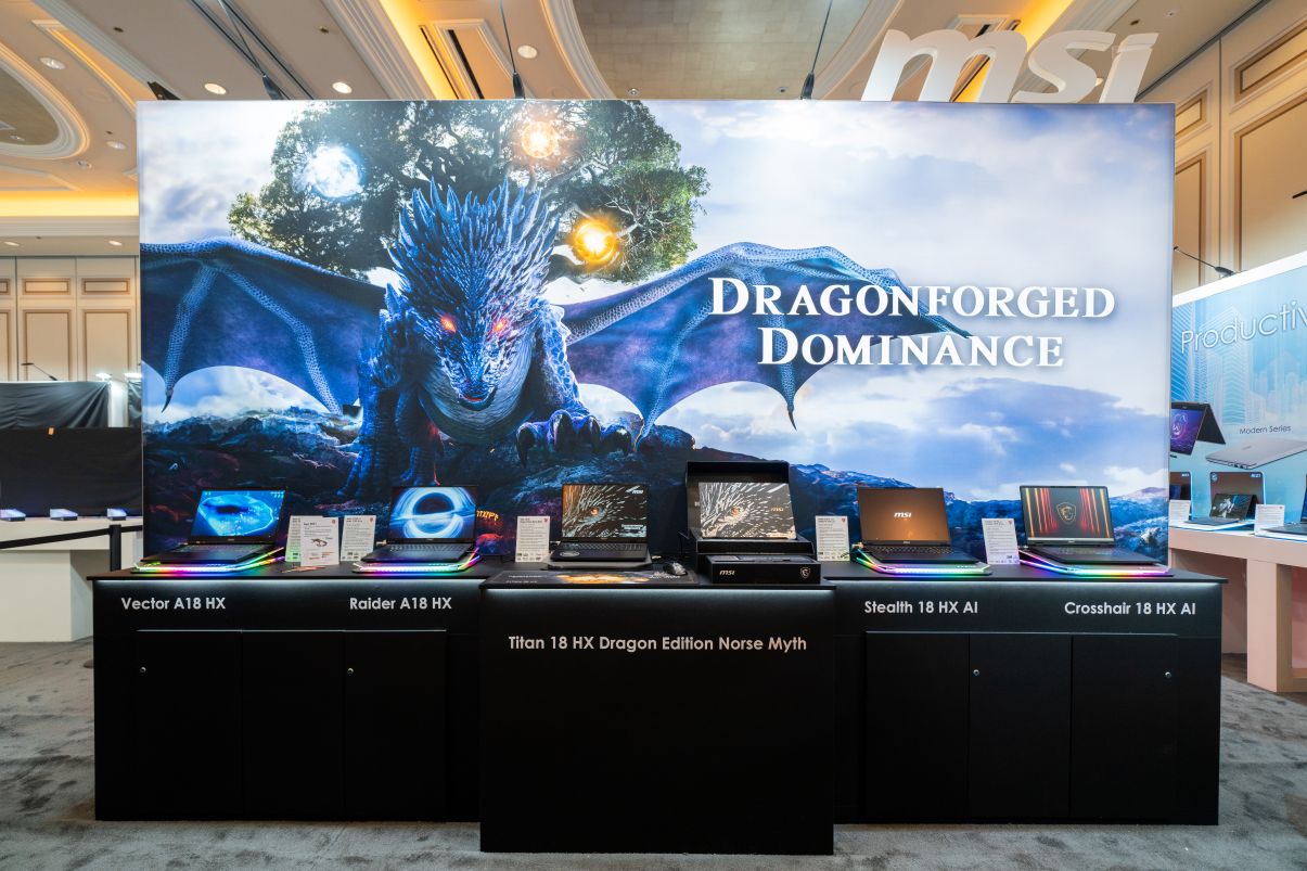 high-end-lineup high end lineup MSI เปิดตัวไลน์อัพโน้ตบุ๊กรุ่นใหม่ พร้อมกราฟิก NVIDIA GeForce RTX 50 Series ที่งาน CES 2025