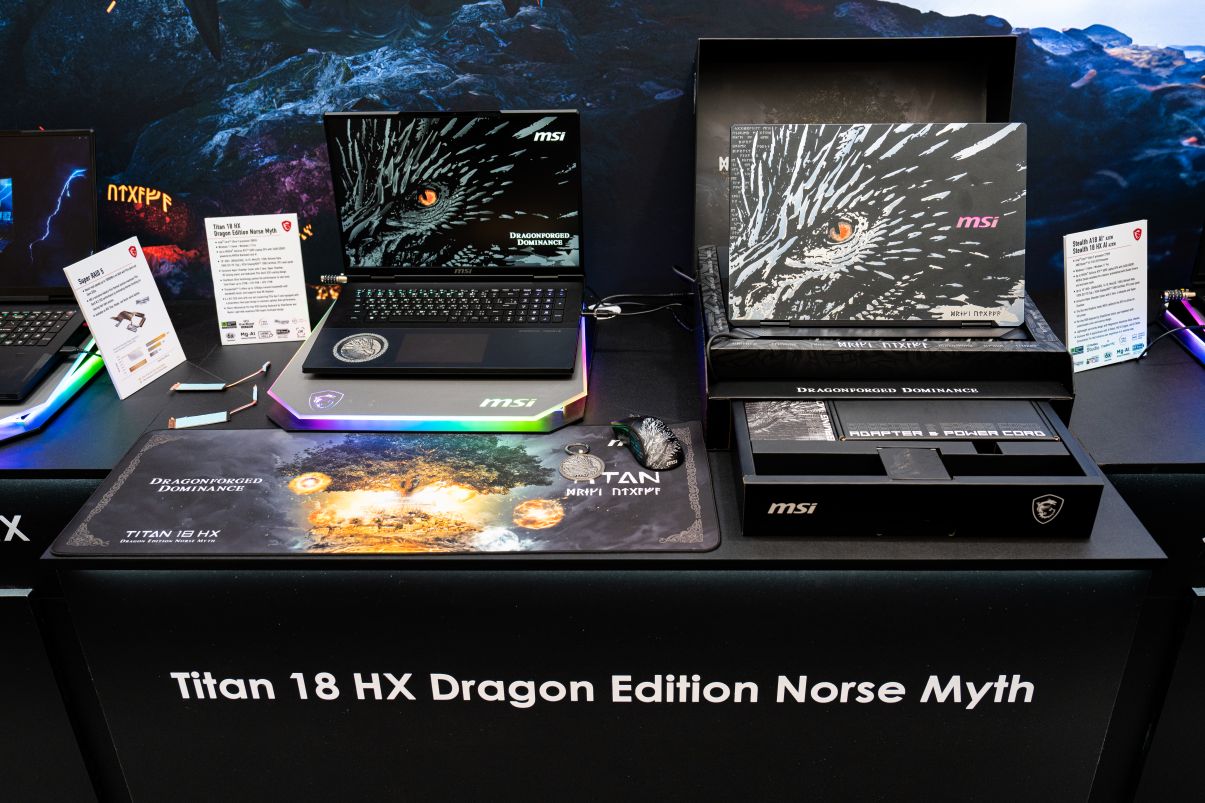 titan-dragon-edition titan dragon edition MSI เปิดตัวไลน์อัพโน้ตบุ๊กรุ่นใหม่ พร้อมกราฟิก NVIDIA GeForce RTX 50 Series ที่งาน CES 2025