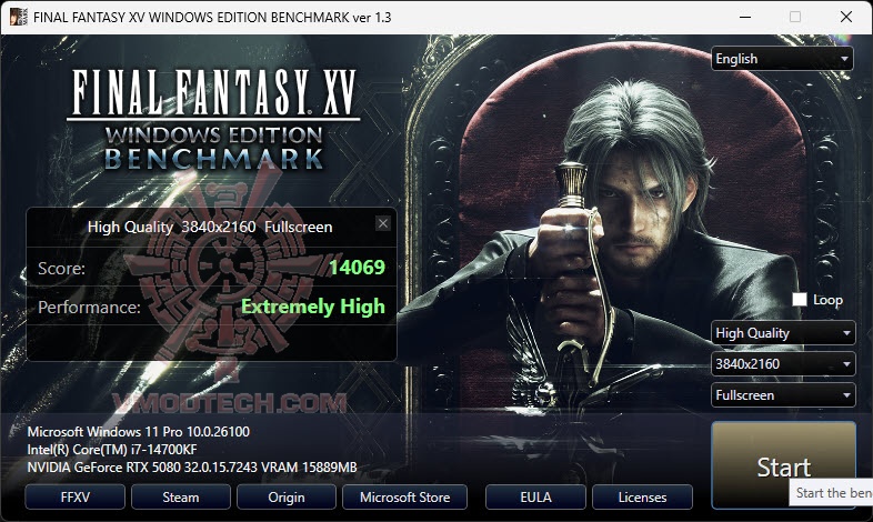 ff4k GALAX GeForce RTX™ 5080 1 Click OC Review