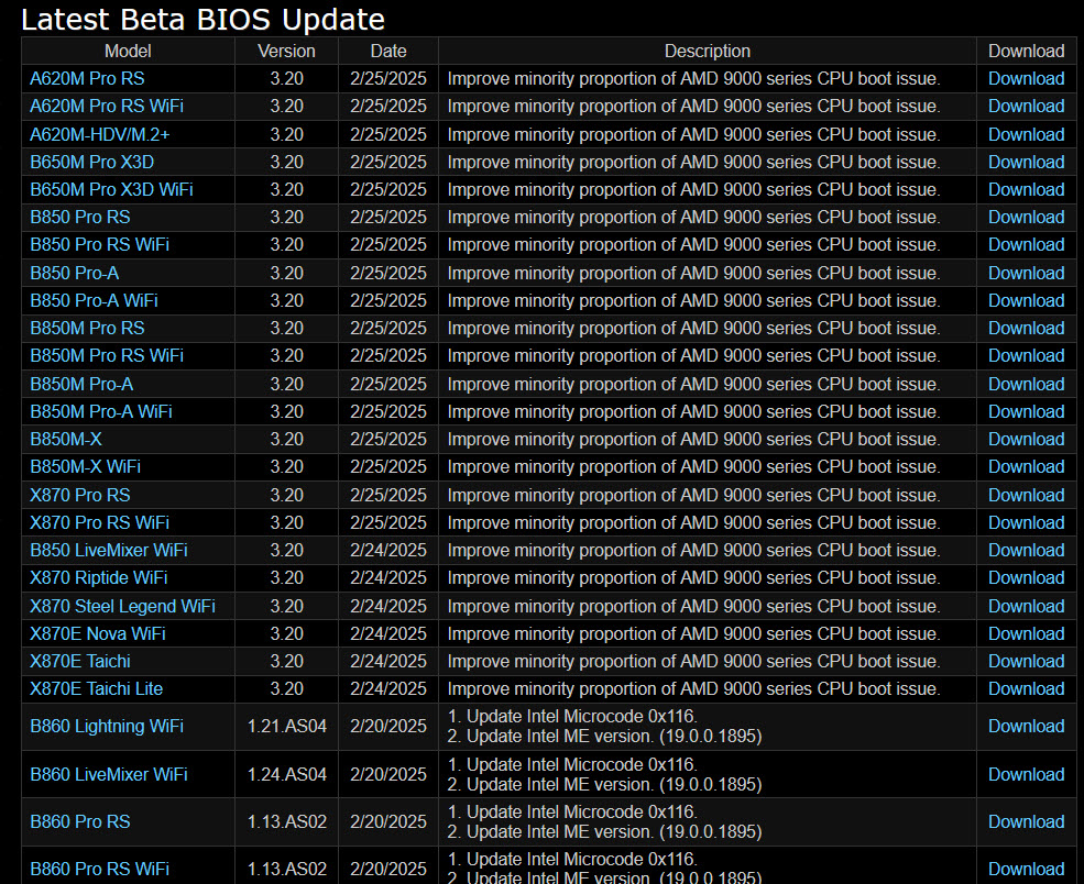 2025-02-26_11-11-03 2025 02 26 11 11 03 เผยเมนบอร์ด A620, B650, B850 และ X870 รุ่นเก่าและใหม่พร้อมรองรับซีพียู AMD Ryzen 9000 รุ่นใหม่ที่กำลังจะเปิดตัว