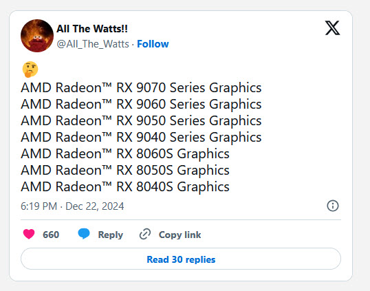 2025 03 09 21 07 27 ลือ!! AMD เตรียมเปิดตัวการ์ดจอ AMD Radeon RX 9050 รุ่นกลางใช้แรม GDDR6 ความจุ 8GB 