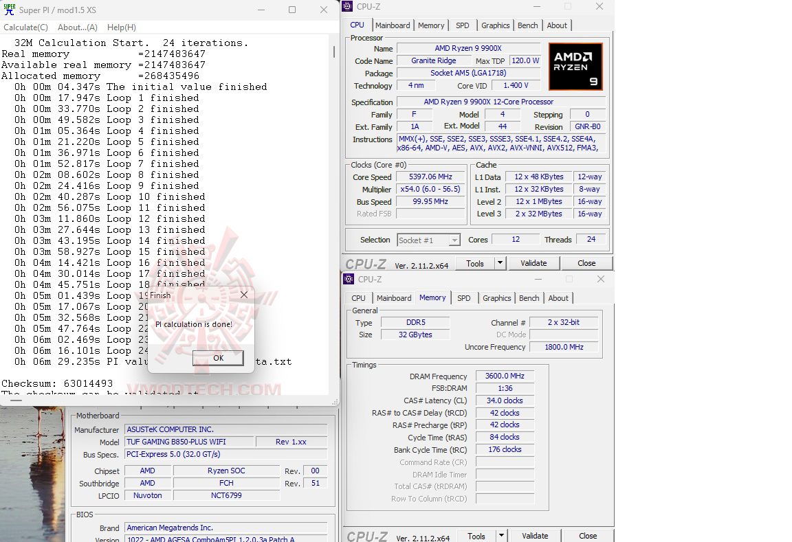 s32 ASUS TUF GAMING B850 PLUS WIFI REVIEW 