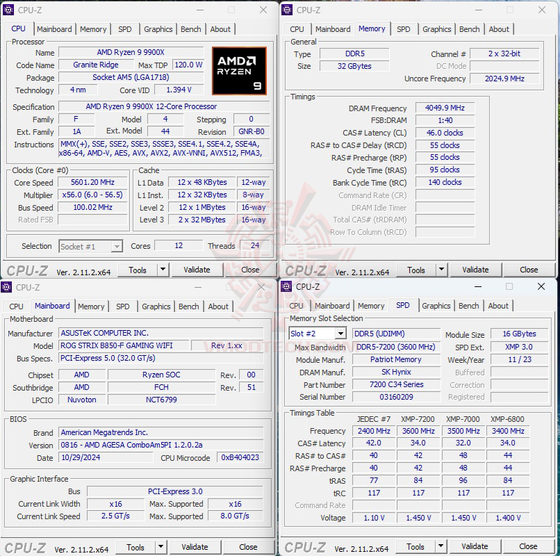 5600mhz-8100mhz 5600mhz 8100mhz ASUS ROG STRIX B850 F GAMING WIFI REVIEW