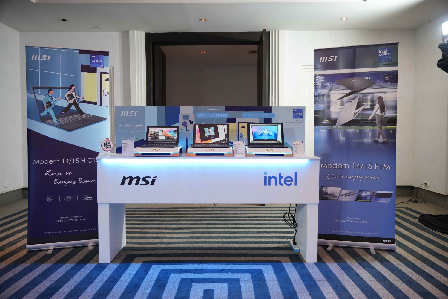 11 MSI และ Intel จัดงาน Commercial Channel Summit เปิดตัวผลิตภัณฑ์ไลน์อัพแล็ปท็อปรุ่นใหม่สำหรับกลุ่มลูกค้านักธุรกิจและองค์กรที่ต้องการประสิทธิภาพและประสบการร์ในการงานขั้นสูงสุด มาพร้อมหน่วยประมวลผล Intel® Core™ Ultra รุ่นใหม่ล่าสุด