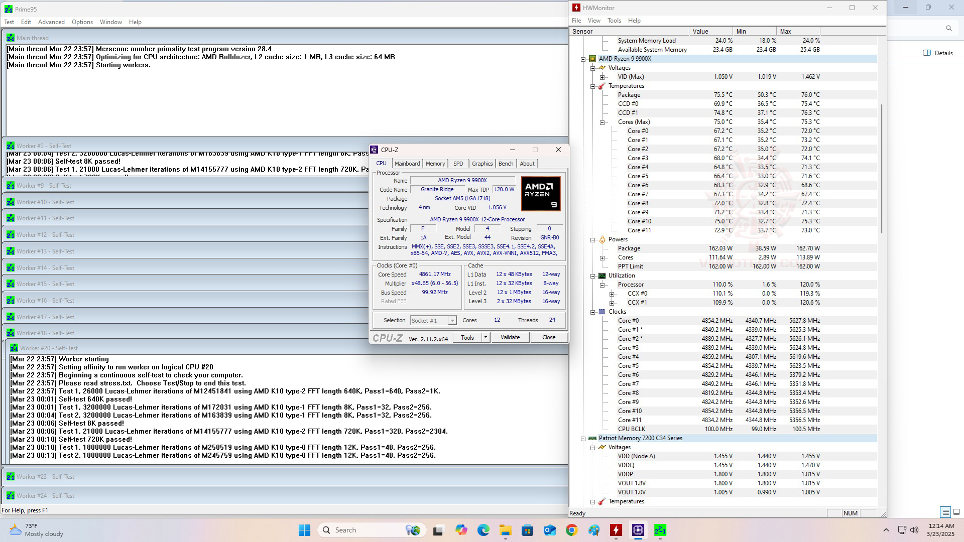 p95 p95 ASUS ROG RYUJIN III 360 ARGB EXTREME REVIEW
