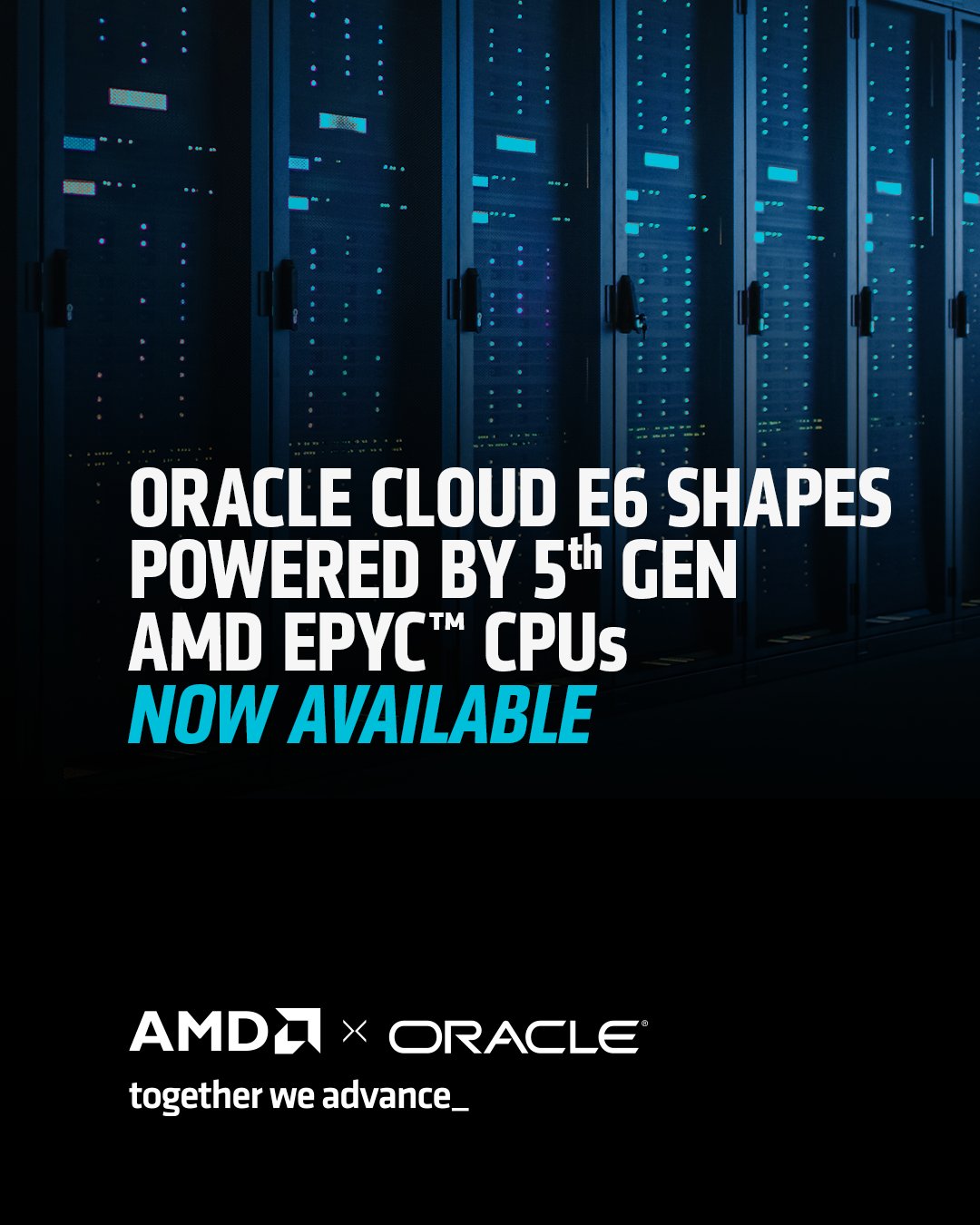 Oracle Cloud Infrastructure Compute E6 ใช้ขุมพลังโปรเซสเซอร์ 5th Gen AMD EPYC เพื่อส่งมอบประสิทธิภาพการประมวลผลคลาวด์ Oracle Cloud Infrastructure Compute E6 ใช้ขุมพลังโปรเซสเซอร์ 5th Gen AMD EPYC เพื่อส่งมอบประสิทธิภาพการประมวลผลคลาวด์