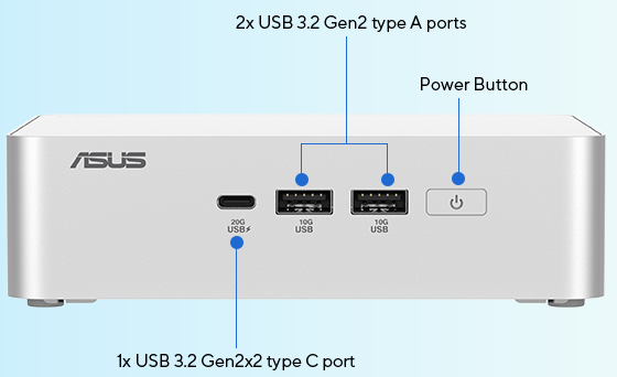 front ASUS NUC 15 Pro+ Review
