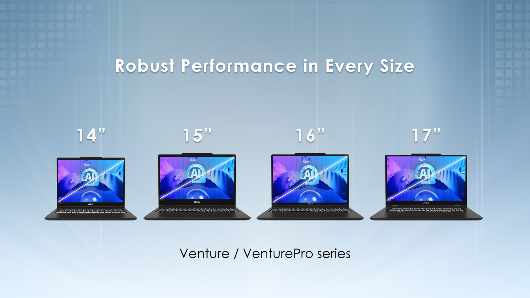 venture sizes 3840x2160 พบกับ MSI Venture และ Venture Pro Series ใหม่ล่าสุด พลังประมวลผลเหนือระดับในดีไซน์บางเบา พกพาสะดวก พร้อมลุยทุกภารกิจ!